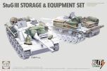 Takom 1/35 German WWII StuG III Assault Gun Storage & Equipment Set # 08018