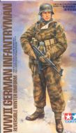 Tamiya 1/16 WWII German Infantryman # 36304 - Plastic Model Kit