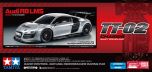 Tamiya 1/10 Audi R8 LMS 2008 with Silver Painted Body (TT-02) # 47517