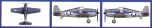 Trumpeter 1/700 F6F Hellcat (6 per box) # 03406 - Plastic Model Kit