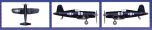 Trumpeter 1/700 F4U-4 Corsair (6 per box) # 03408 - Plastic Model Kit