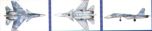 Trumpeter 1/700 Sukhoi Su-33UB Flanker (12 in box) # 03412 - Plastic Model Kit