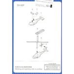 Trumpeter 1/700 SH-60F Oceanhawk (6 in box) # 03434 - Plastic Model Kit