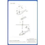 Trumpeter 1/700 SH-60B Seahawk (6 in box) # 03435 - Plastic Model Kit