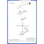 Trumpeter 1/700 HH-60H Rescue Hawk (6 in box) # 03437 - Plastic Model Kit
