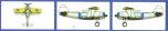 Trumpeter 1/700 TG-2 torpedo bomber x 12 # 03446 - Plastic Model Kit