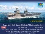 Trumpeter 1/700 Royal Navy HMS Queen Elizabeth R08 Aircraft Carrier # 06751