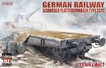 Modelcollect 1/72 German Railway Schwerer Plattformwagen Type SSys 1+1 2 kits on the box # 72086