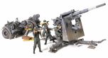 Forces Of Valor 1/32 German 8.8cm 36/37 Gun And Figures USSR 1942 # 801008A