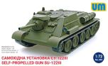 Unimodel 1/72 Russian SU-122III Self-propelled Artillery Plant # 392 - Plastic Model Kit