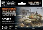 Vallejo Model Color Set WWII Soviet Armour & Infantry # 70202