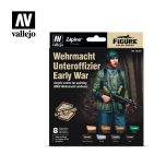 Vallejo MC Set Alpine Wehrmacht Unter (x8) & Figure # 70246