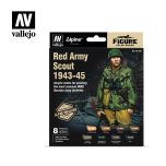 Vallejo MC Set Alpine Red Army Scout (x8) & Figure # 70248