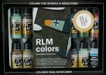 AV Vallejo Model Air Set - RLM Complete Set (15 x RLM + Matt Varnish) # 71193