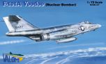Valom 1/72 McDonnell F-101A Voodoo nuclear bomber including Mark 7 Nuclear Bomb # 72124