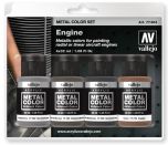 AV Vallejo Metal Color Set Engine # 77604