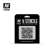  Vallejo Stencils 1/72 Weathered Paint # ST-AIR002