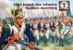 Waterloo 1815 1/72 1815 French Line Infantry Fuseliers marching x 24 pieces # 061