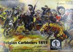 Waterloo 1815 1/72 Belgian Carabiniers 1815 6 horses 6 cavalrymen # WLAP100