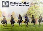 Waterloo 1815 1/72 Wellington High Staff at Waterloo. 6 mounted figures on 6 horse # AP101 - Metal Figures