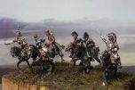 Waterloo 1815 1/72 FRENCH HIGH STAFF CHARGE AT WATERLOO (6 horses - 6 horsemen) in white metal NEY, HIMES, COLBERT, KELLERMAN etc # AP102
