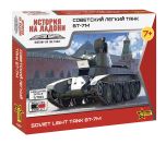 Zvezda 1/100 BT-7M Soviet Cavalry Tank # 6297