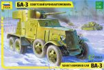 Zvezda 1/35 BA-3 Soviet Armored Car # 3546
