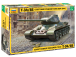Zvezda 1/35 Soviet T-34/85 # 3687