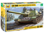 Zvezda 1/35 Soviet SU-100 Tank Destroyer # 3688