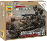 Zvezda 1/72 US Browning Machine Gun with Crew # 6286