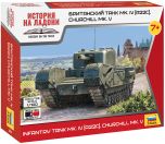 Zvezda 1/100 Churchill Tank # 6294