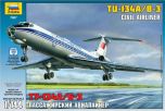 Zvezda 1/144 Tupolev Tu-134B # 7007 - Plastic Model Kit
