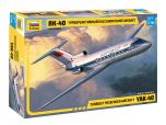 Zvezda 1/144 Yakolev Yak-40 Turbojet Passenger Aircraft # 7030