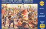 Zvezda 1/72 French Voltigeurs Elite Infantry 1805-1813 # 8042 - Plastic Model Figures