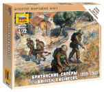 Zvezda 1/72 British Engineers # 6219 - Plastic Model Figures
