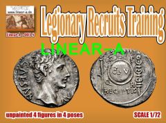 Linear-A 1/72 Legionary Recruits Training Mini Set With 4 Figures # 003-S