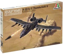 Italeri 1/72 Fairchild A-10A/C Thunderbolt II Gulf War # 1376 - Plastic Model Kit