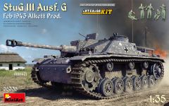Miniart 1/35 StuG III Ausf G Feb 1943 Alkett Prod, Int Kit # 35335