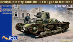 Gecko Models 1/35 British Infantry Tank Mk. I (A11 Type A) Matilda I # 0063