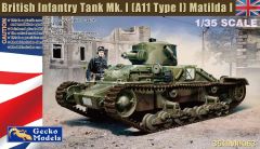 Gecko Models 1/35 British Infantry Tank Mk. I (A11 Type A) Matilda I # 0063