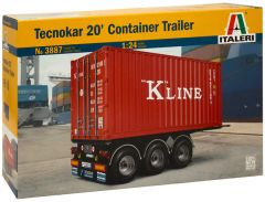 Italeri 1/24 Tecnokar 20' Container Trailer # 3887