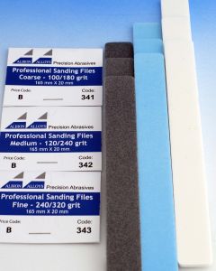 Albion Alloys Professional Sanding Files - Medium # 342