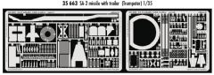 Eduard 1/35 SA-2 missile with trailer # 35663