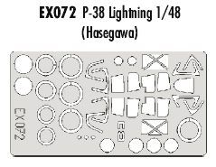 Eduard 1/48 P-38 Lightning HA # EX072