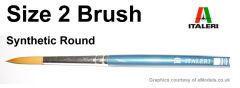 Italeri 2 Brush Synthetic Round # 51205