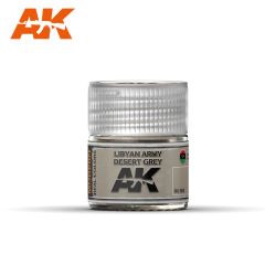 Ak Interactive Real Colors 10ml Libyan Army Desert Grey Acrylic Lacquer # 103