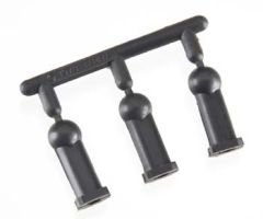 Tamiya RC 4mm Adjuster Black 3pcs Champ/Sand Scorcher # 0445563