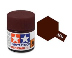Tamiya 10ml Hull Red acrylic paint # XF-9
