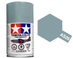Tamiya AS-26 Light Ghost Grey - 100ml Spray Can # 86526