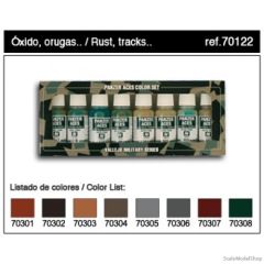 Vallejo Model Color Set - Panzer Aces No 1 (x8) # 70122